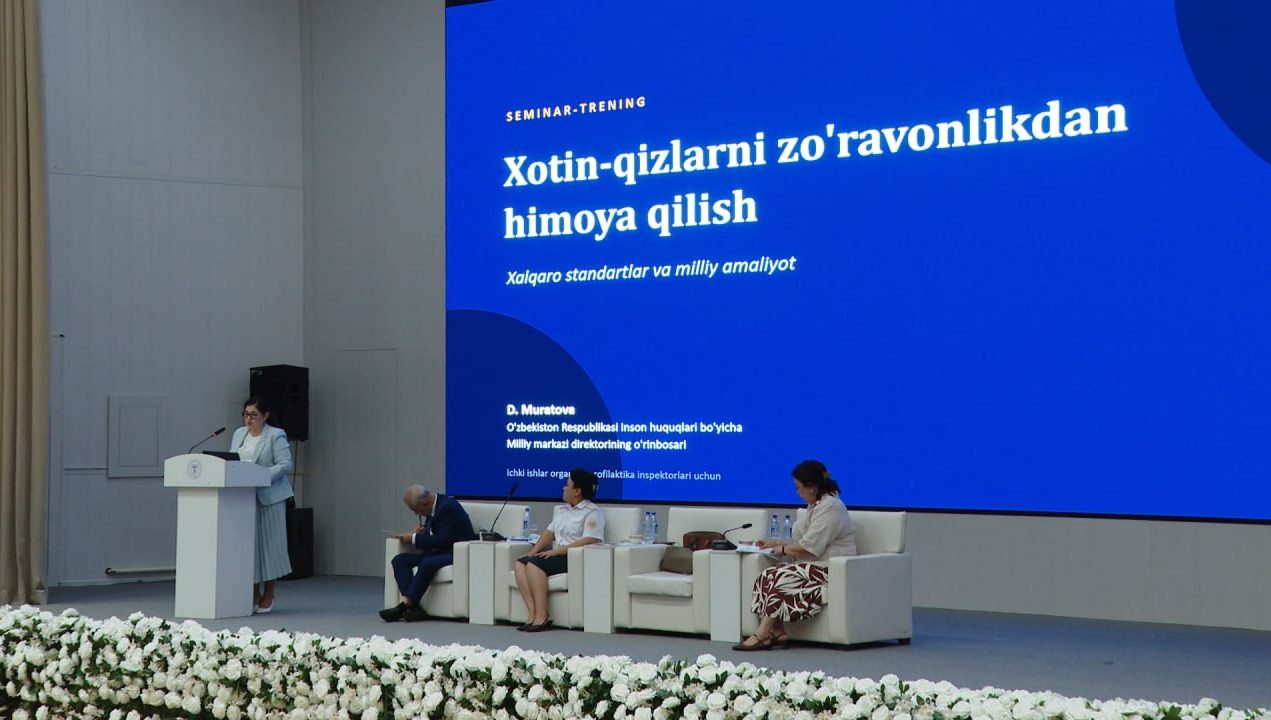 Пойтахтимиз маҳаллаларининг профилактика инспекторлари учун семинар-тренинг бўлиб ўтди