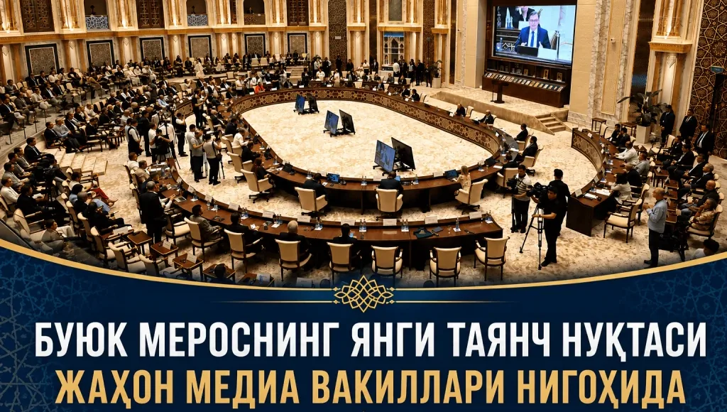 Buyuk merosning yangi tayanch nuqtasi jahon media vakillari nigohida