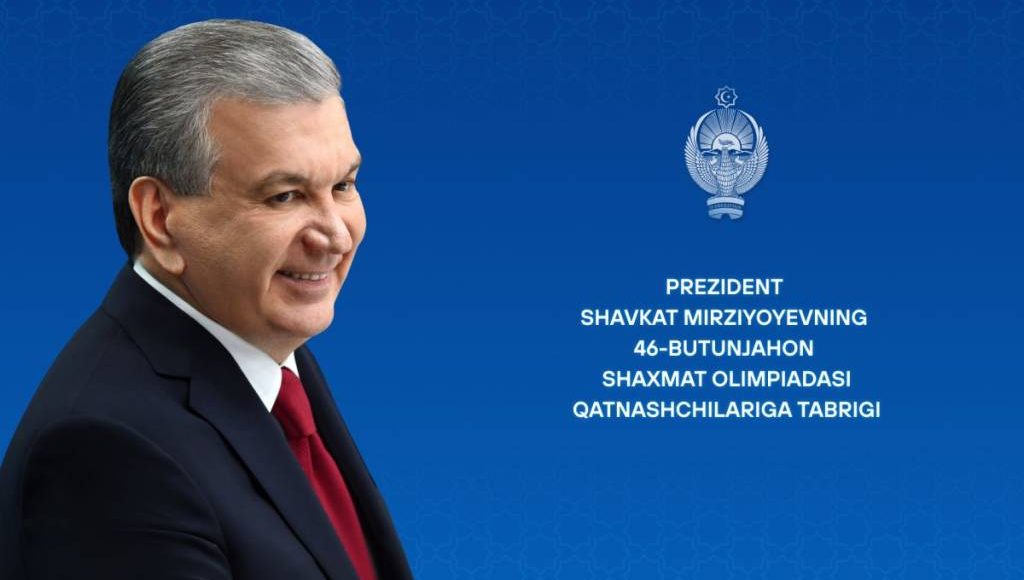 46-Butunjahon shaxmat olimpiadasi qatnashchilariga