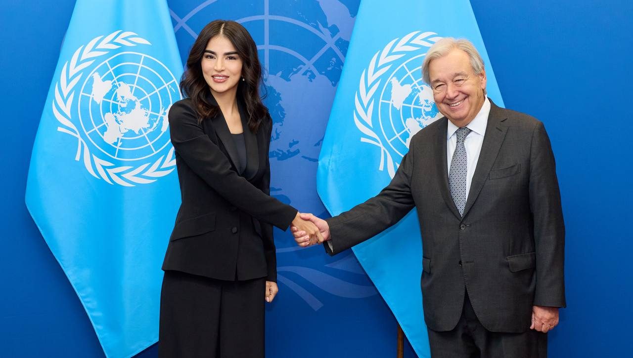 Saida Mirziyoyeva BMT Bosh kotibi Antoniu Guterrish bilan uchrashdi