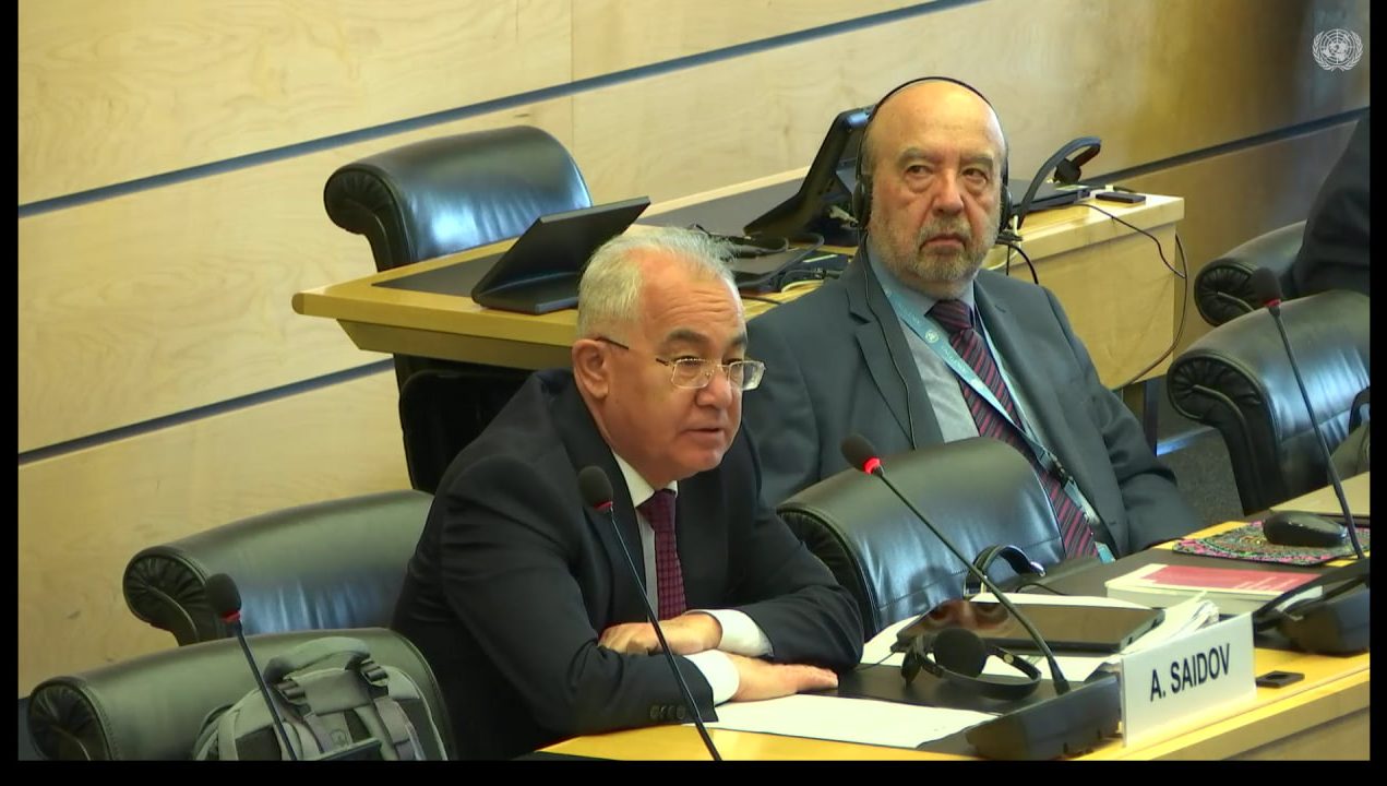 O‘zbekiston vakili, Inson huquqlari bo‘yicha O‘zbekiston Respublikasi Milliy markazi direktori Akmal Saidovning  BMT Inson huquqlari bo‘yicha qo‘mitasi 143-sessiyasidagi ishtirokiga doir