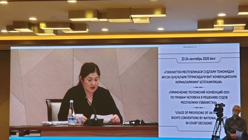Национальная стратегия Республики Узбекистан по правам человека в действии: обучение судей применению международных норм по правам человека
