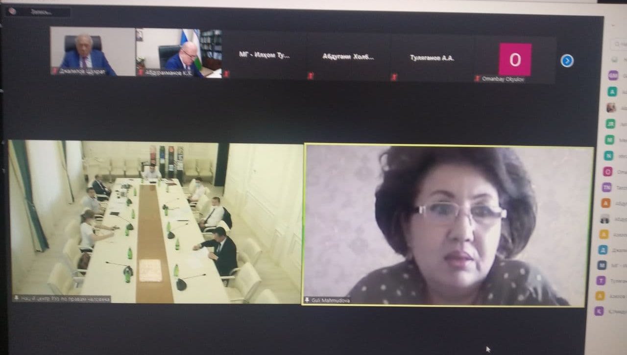 Inson huquqlari ixtisosligi bo'yicha dastlabki dissertatsiya himoyasi bo'lib o'tdi
