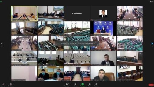Вебинар для судебных и правоохранительных органов по правам человека в рамках учебного модуля  «Инсон қадр-қиммати – энг олий қадрият»