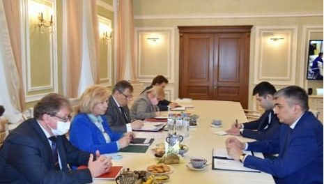 Rossiya Ombudsmaniga O'zbekistonning «Inson huquqlari himoyasi uchun» ko'krak nishoni topshirildi