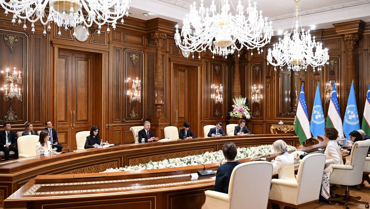 Президент Узбекистана отметил важность дальнейшего расширения сотрудничества с ЮНЕСКО