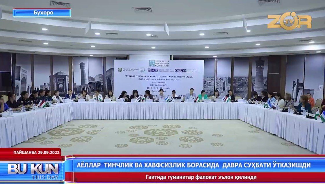 AYOLLAR TINCHLIK VA XAVFSIZLIK BORASIDA DAVRA SUHBATI O'TKAZILDI