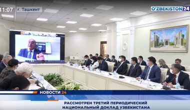 O‘zbekistonning Uchinchi davriy milliy ma’ruzasi ko‘rib chiqilmoqda