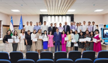 Inson huquqlari himoyasiga bag‘ishlangan seminar-trening tinglovchilariga sertifikatlar topshirildi