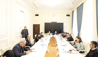 Milliy markazda Tojikiston va Mongoliya delegatsiyalari bilan uchrashuv: fotoreportaj