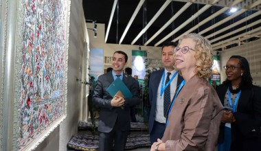 UN Under-Secretary-General Inger Andersen visited the National Pavilion of Uzbekistan