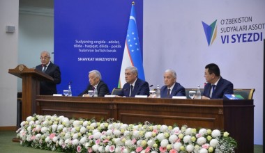 O‘ZBEKISTON SUDYALARI ASSOTSIATSIYASINING VI S’EZDI