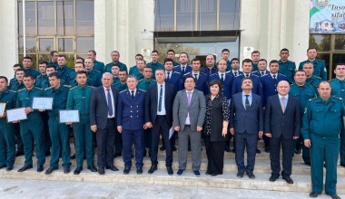 Buxoro: Qiynoqqa qarshi kurash mashg‘ulotlari tinglovchilariga sertifikatlar topshirildi