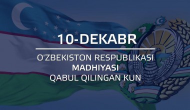 Мустақил давлатимиз мадҳияси қандай яратилган?