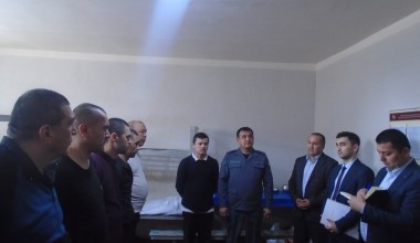 Milliy markaz ishchi guruhi Andijondagi jazoni ijro etish muassasalarida bo‘ldi