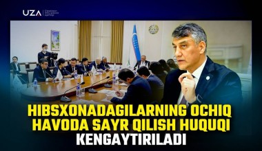Hibsxonadagilarning ochiq havoda sayr qilish huquqi kengaytiriladi (+video)