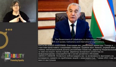 Nogironlik muammolari bo‘yicha ikkinchi Global sammitda O‘zbekistonning bu boradagi natijalari ta’kidlandi