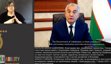 Nogironlik muammolari bo‘yicha ikkinchi Global sammitda O‘zbekiston tajribasi eʼtirof etildi