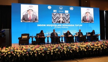 Samarqandda “Inson huquqlari sohasida taʼlim” global forumi yakunlandi