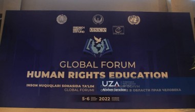 Samarqandda “Inson huquqlari sohasida ta’lim” Global forumi davom etyapti