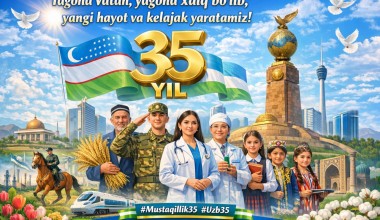 “Yagona Vatan, yagona xalq bo‘lib, yangi hayot va kelajak yaratamiz!”