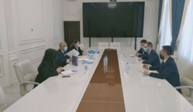 Milliy markazda F.Ebert nomidagi fondning mintaqaviy direktori Kristof Moor bilan uchrashuv