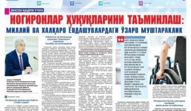 NOGIRONLAR HUQUQLARINI TA’MINLASH: milliy va xalqaro yondashuvlardagi o‘zaro mushtaraklik