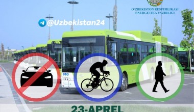 23-aprel – O‘zbekiston bo‘ylab 