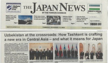 “The Japan News”: O‘zbekiston Prezidentining siyosati Markaziy Osiyoni yanada barqaror, integratsiyalashgan va istiqbolli mintaqaga aylantirishga qaratilgan