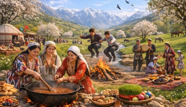 … ВНОВЬ ЗЕМЛЮ РАЗБУДИТ ЛУЧИСТОЕ СОЛНЦЕ, ВЕСНА НАСТУПИЛА, ПРИХОДИТ НАВРУЗ!