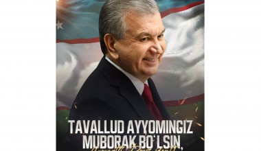 O‘zbekiston Respublikasi Prezidenti Shavkat Mirziyoyevning tavallud kuni munosabati bilan xorijiy davlatlar, hukumatlar va parlamentlar, nufuzli xalqaro va mintaqaviy tashkilotlar rahbarlaridan samimiy qutlovlar kelmoqda