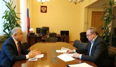 Валерий Фадеев провел рабочую встречу с директором Национального центра Республики Узбекистан по правам человека Акмалом Саидовым