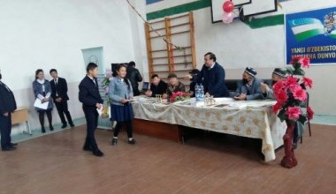 Maktabda Mustaqillikning 30 yilligiga bag'ishlangan mushoira o'tkazildi