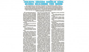 Ekologiya sohasida qarorlar qabul qilishda bolalarning fikri muhim