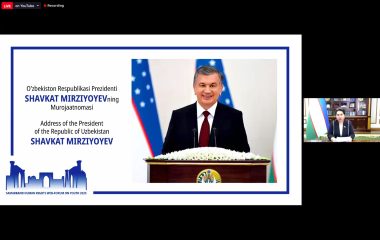 Церемония открытия Самаркандского веб-форума по правам человека «Молодежь 2020: глобальная солидарность, устойчивое развитие и права человека»